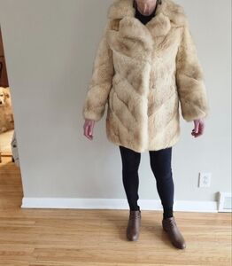 Vintage Women's Genuine Fox Fur Coat